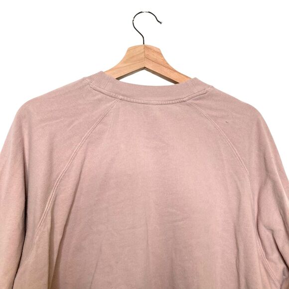 Vuori Sunnyside Crew Sweatshirt Dogwood Large 100% Organic Cotton Top Pullover - Picture 8 of 12